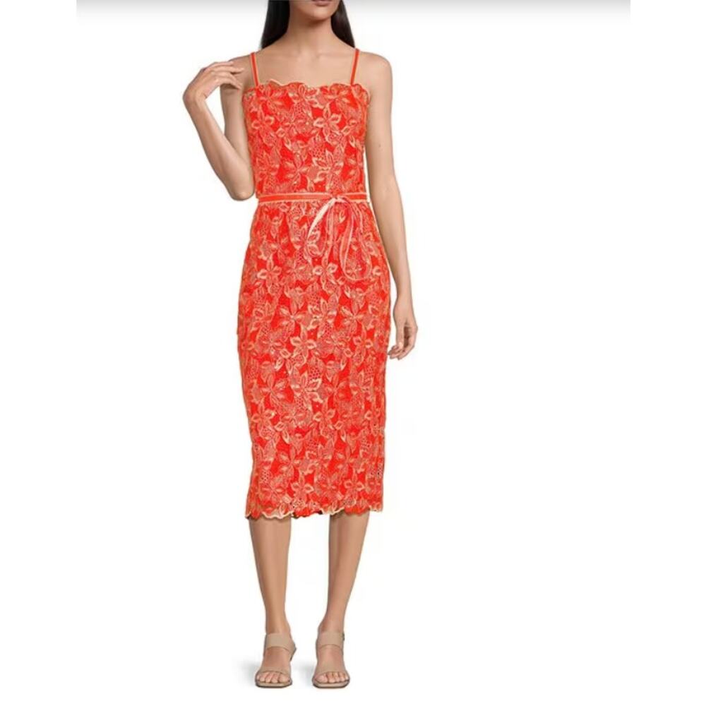 Alex Marie Crystal Embroidered Lace Sleeveless Dress, Sz 4 -- NWT